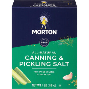 Morton's - Salt Canning & Pickling, 4 Lb - Pack of 9