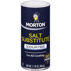 Morton's - Salt Substitute Plain, 3.18 Oz - Pack of 12