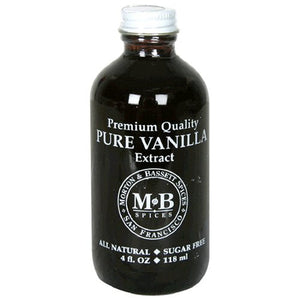 Morton & Bassett Extract Vanilla Pure Sf 4 Oz - Pack Of 3