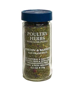 Morton & Bassett Herbs Poultry Rose Petals 0.5 Oz - Pack Of 3