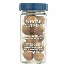 Morton & Bassett - Nutmeg Whole, 2.2 Oz - Pack of 3