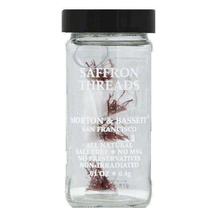 Morton & Bassett - Saffron Threads, 0.01 Oz - Pack of 3