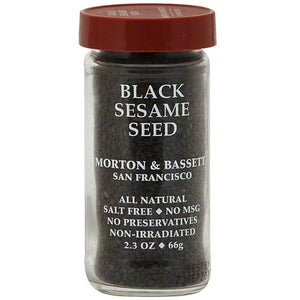 Morton & Bassett - Sesame Seed Black, 2.3 Oz - Pack of 3