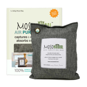 Moso Natural - Purifier Air Moso Bag, 300 G - Pack of 6