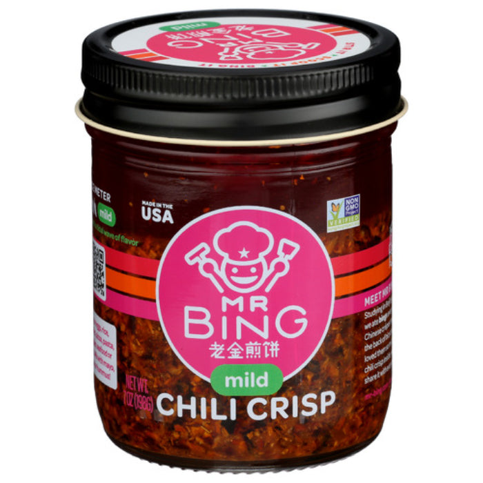 Mr Bing - Chili Crisp Mild, 7 Oz - Pack of 6