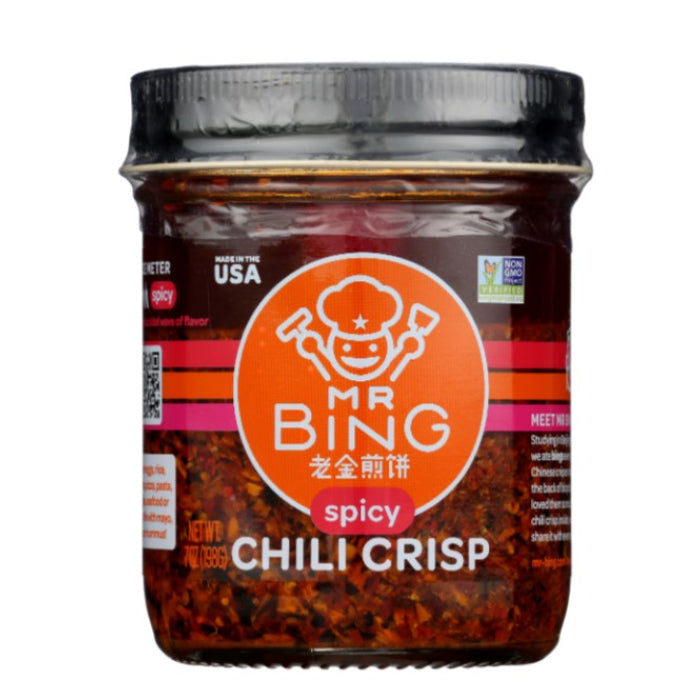 Mr Bing - Chili Crisp Spicy, 7 Oz - Pack of 6