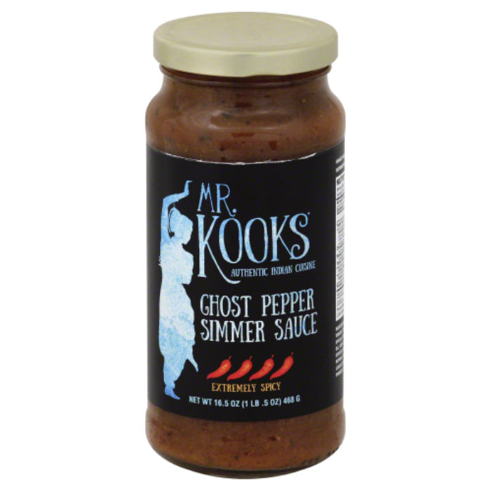 Mr Kook Sauce Curry Ghost Pepper 16.5 Oz - Pack of 6