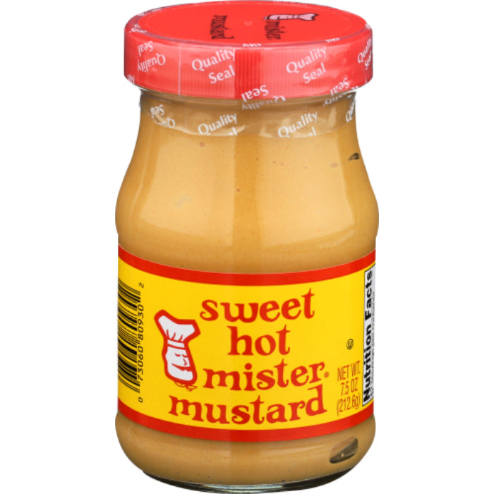 Mr Mustard Mustard Hot Sweet 7.5 Oz - Pack of 6