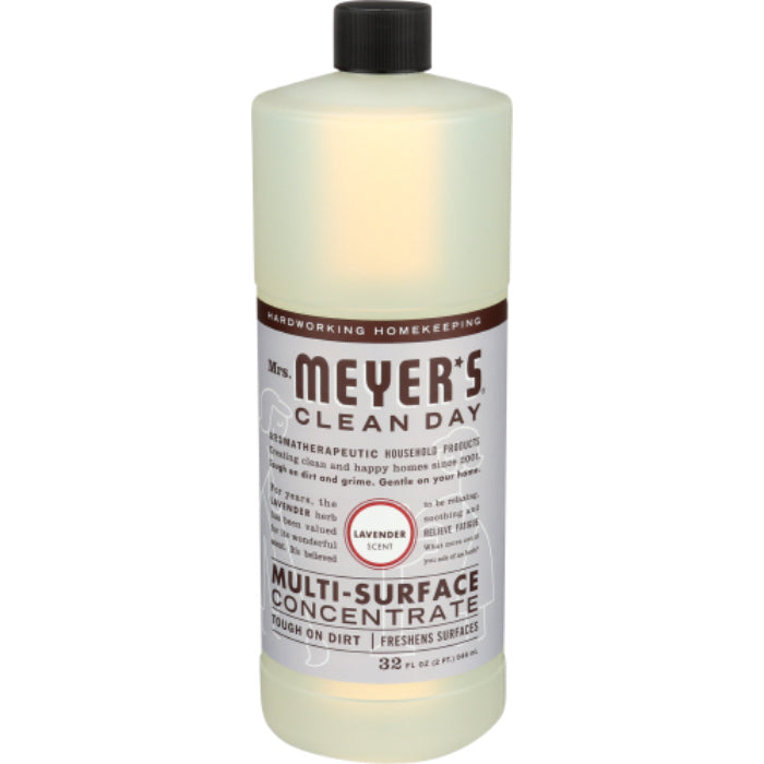 Mrs Meyers Clea - Multi-Surface Cleaner - Lavender, 32oz (Pack of 6)