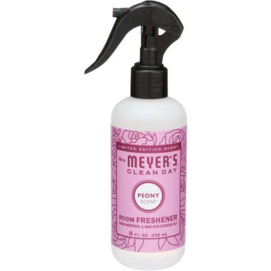 Mrs Meyers Clea - Room Refresher - Peony, 8oz (Pack of 6)