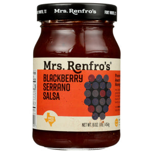 Mrs. Renfro's Salsa Blackberry Serrano 16 Oz - Pack of 6