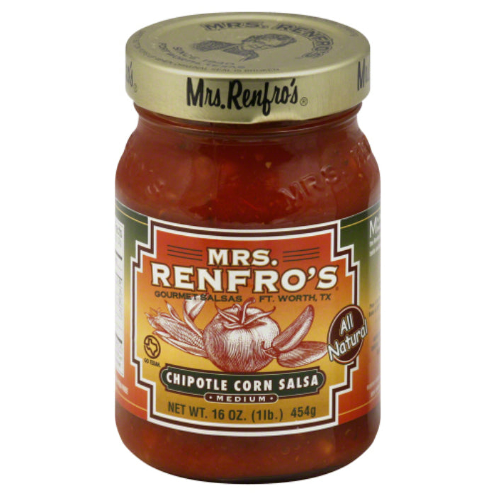 Mrs. Renfro's Salsa Chipotle Corn 16 Oz - Pack of 6