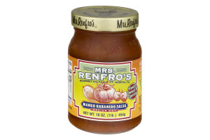 Mrs Renfro Salsa Habanero Mango 16 Oz - Pack of 6