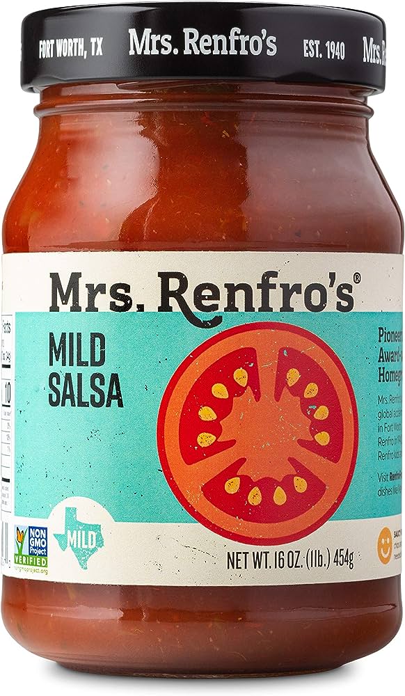 Mrs. Renfro's Salsa Picante Mild 16 Oz - Pack of 6