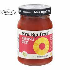 Mrs Renfro Salsa Pineapple 16 Oz - Pack of 6