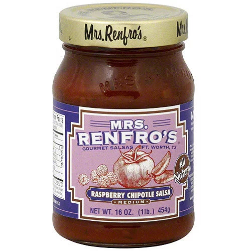 Mrs. Renfro's Salsa Raspberry Chipotle 16 Oz - Pack of 6