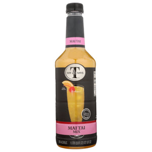 Mr & Mrs T - Mixer Mai Tai, 33.8 Fl Oz - Pack of 6