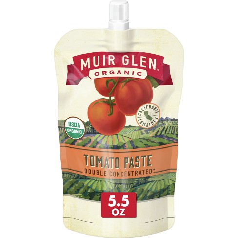 Muir Glen Tomato Paste Tube 5.5 Oz - Pack Of 8