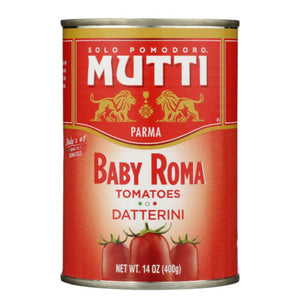 MUTTI TOMATO BABY ROMA 14 OZ - Pack of 12