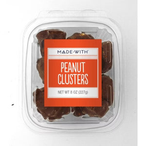 Made With - Cluster Peanut Tub, 8 Oz - Pack of 12