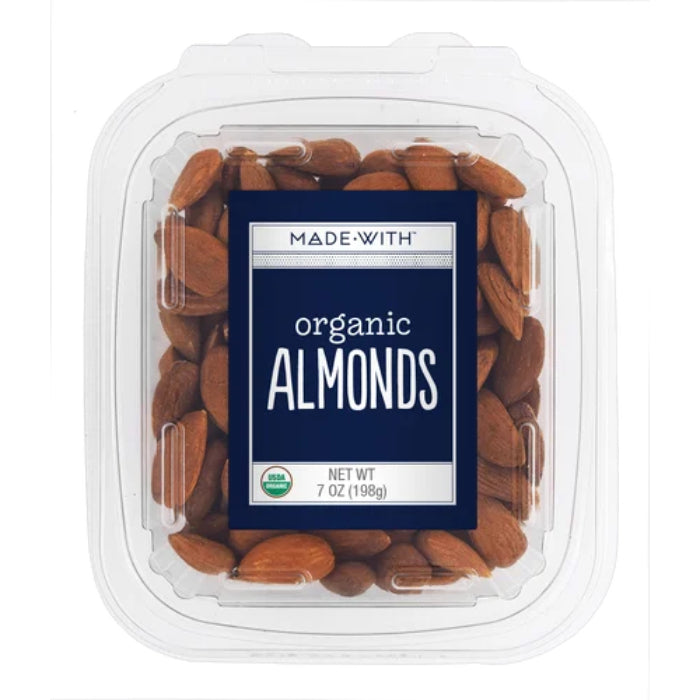 Made With - Organic Almonds Tub 7 Oz