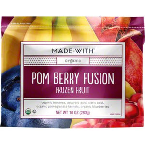 Made With - Organic Fruit Pomegranate Blueberry Fusion, 10 Oz - Pack of 12