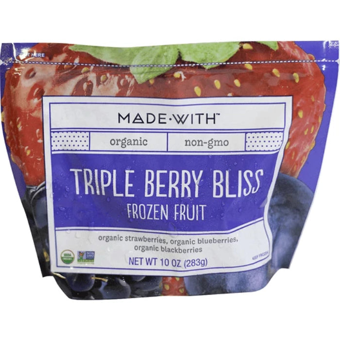 Made With - Organic Fruit Triple Berry Bliss, 10 Oz