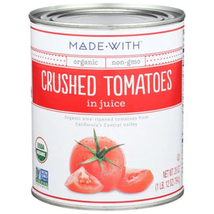 MADE WITH - TOMATOES CRUSHED ORG 28 OZ - Pack of 12