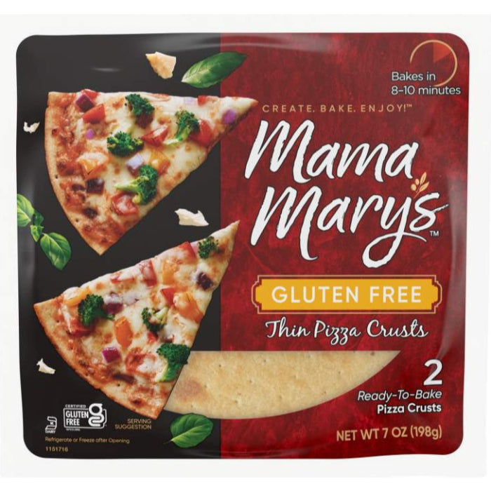 Mama Marys - Pizza Crust Gf 7In 2Pk 7 Oz - Pack Of 8