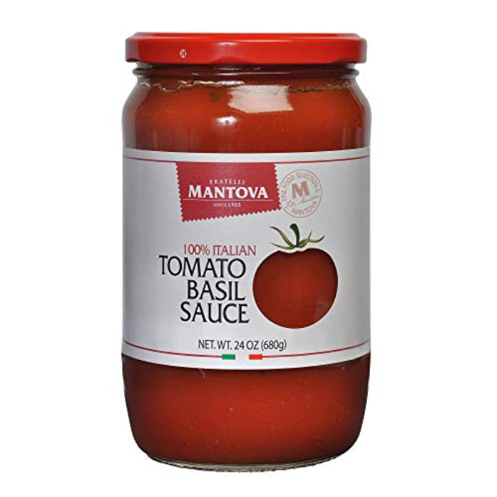 MANTOVA-  SAUCE BASIL 24 OZ - Pack of 6