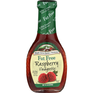 Maple Grove - Dressing, Fat-Free Raspberry Vinaigrette, 8 Oz - Pack of 6