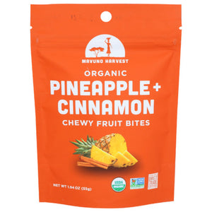 Mavuno Harvest - Bites Fruit Pineapple Cinnamon, 1.94 oz - Pack of 8