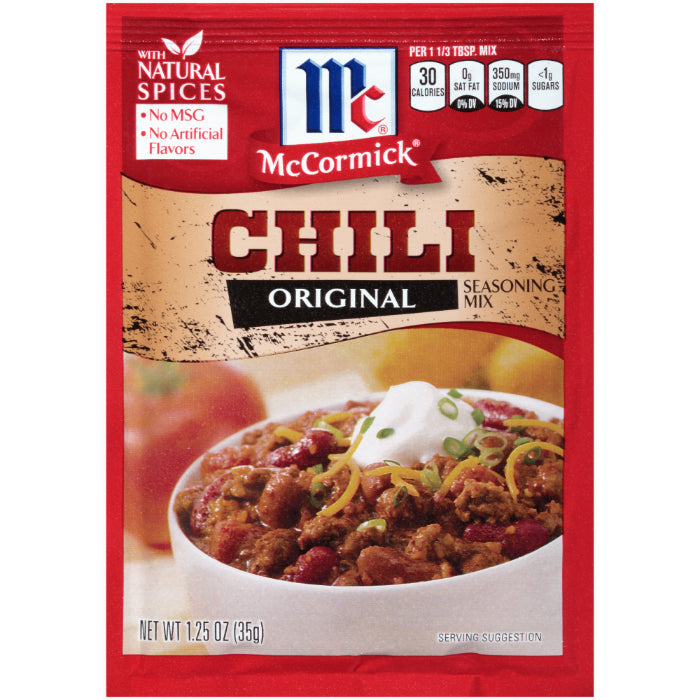 McCormick - Seasoning Chili Mix, 1.25 oz - Pack of 24