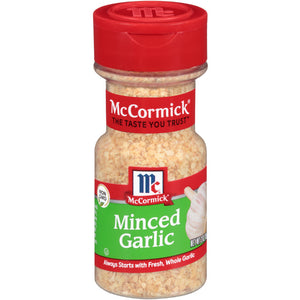 McCormick - Seasoning Garlic Minced, 3 oz - Pack of 6