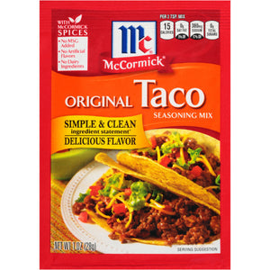 McCormick - Seasoning Taco Mix, 1 oz - Pack of 24