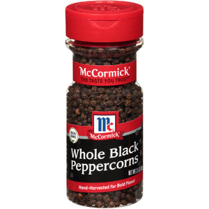 McCormick - Spice Black Pepper, Whole, 3.5 oz - Pack of 12