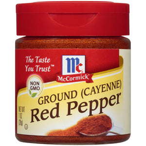 McCormick - Spice Cayenne Pepper, Red, Ground, 1 oz - Pack of 6