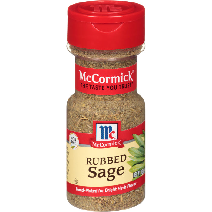 McCormick - Spice Sage, Rubbed, 0.5 oz - Pack of 6