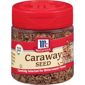 McCormick - Spice Caraway Seed, Whole, 0.9 oz - Pack of 6