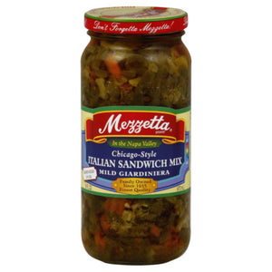 Mezzetta - Giardiniera Chicago Mild, 16 oz - Pack of 6