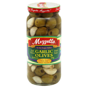 Mezzetta - Olive Fresh Garlic, 9.5 oz - Pack of 6