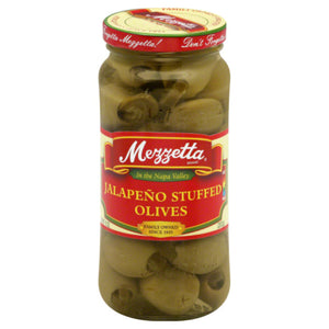 Mezzetta - Olive Stuffed Jalapeno, 10 oz - Pack of 6