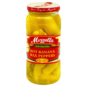 Mezzetta - Pepper Banana Hot, 16 oz - Pack of 6