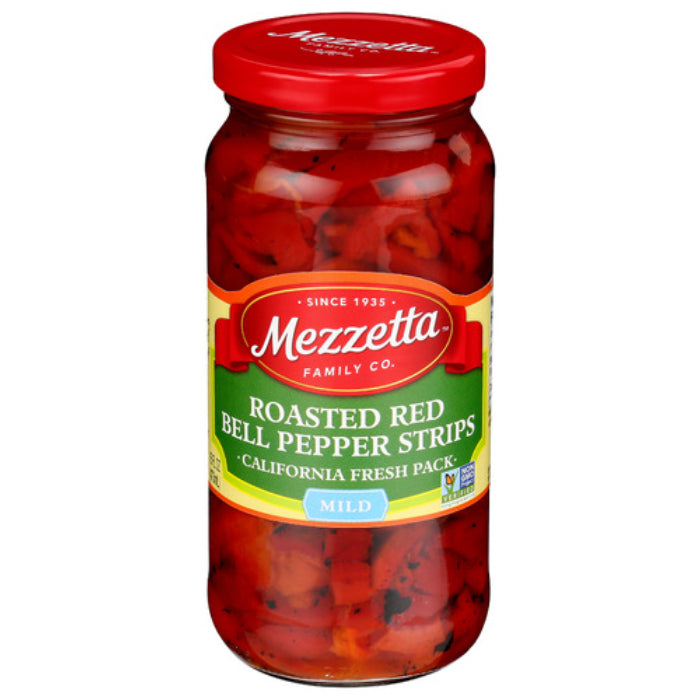 Mezzetta - Pepper Bell Roasted Strips, 16 Oz - Pack of 6