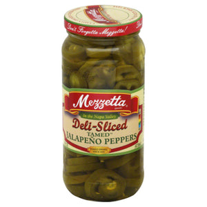 Mezzetta - Pepper Jalapeno Less Heat Deli Slices, 16 Oz - Pack of 6