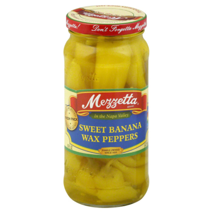 Mezzetta - Pepper Sweet Banana Wax, 16 Oz - Pack of 6