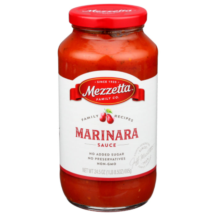 Mezzetta - Sauce Marinara Homemade, 24.5 Oz - Pack of 6