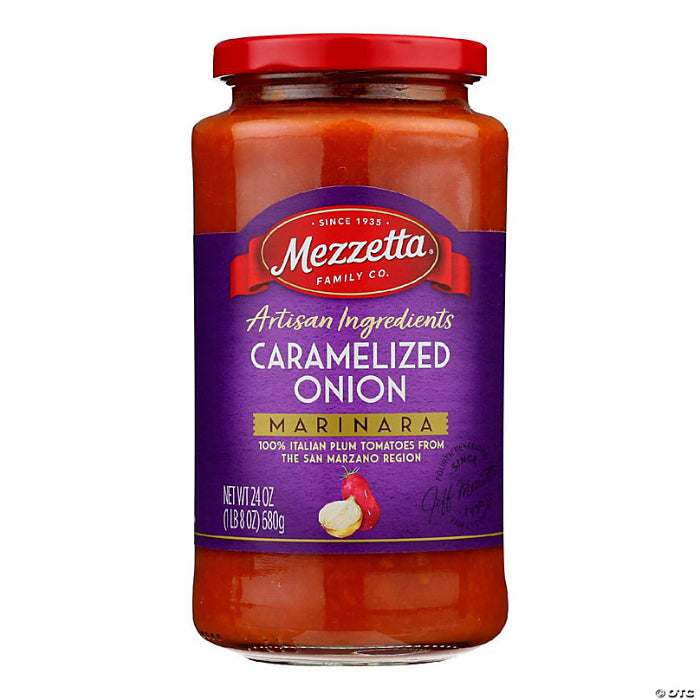 Mezzetta - Sauce Pasta Caramelized Onion, 24 Oz - Pack of 6