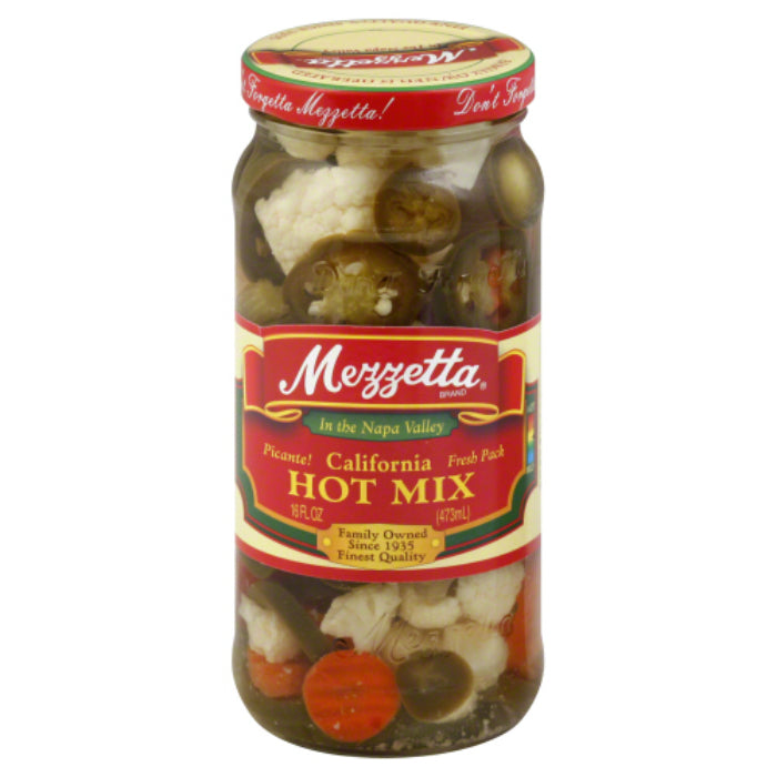 Mezzetta - Vegetable Mixed Hot, 16 Oz - Pack of 6