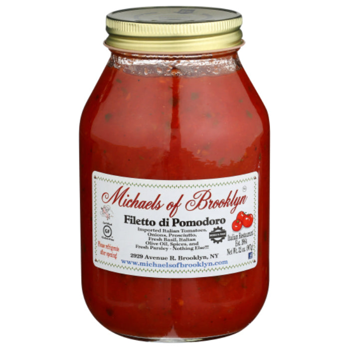 Michaels of Brooklyn - Sauce Filto de Pomodoro G, 32 Oz - Pack of 6